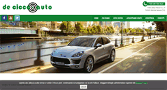 Desktop Screenshot of deciccoauto.it