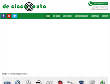 Tablet Screenshot of deciccoauto.it